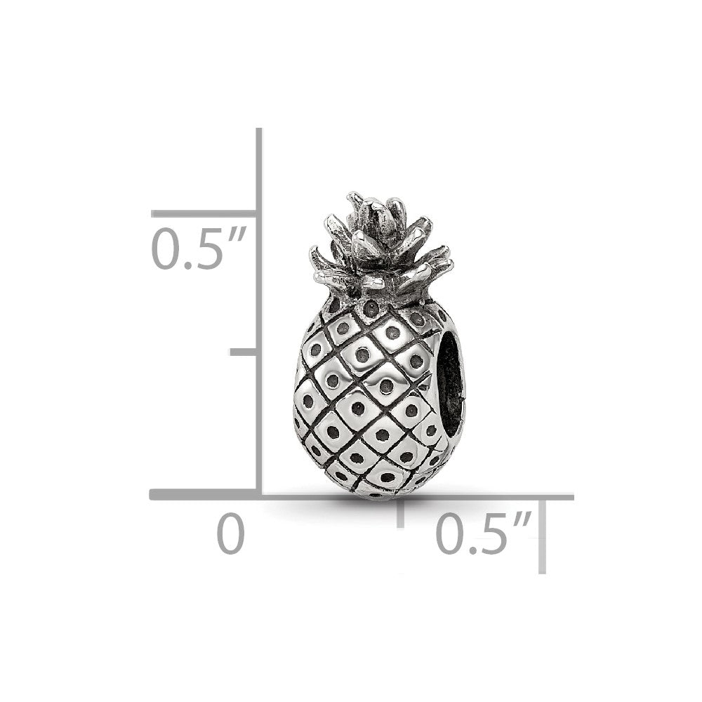 Sterlingsilber Reflections Pineapple Perle