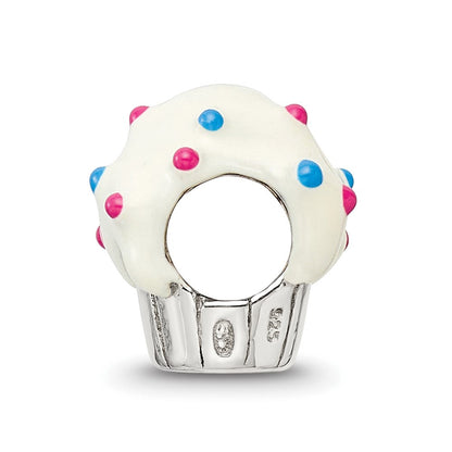 Sterlingsilber Reflections Emailliert Cupcake Perle