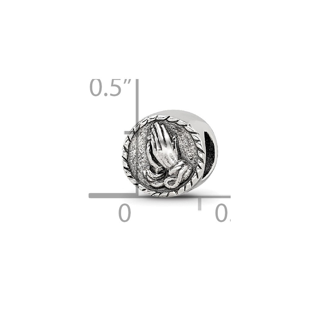 Sterlingsilber Reflections Betend Hands Perle