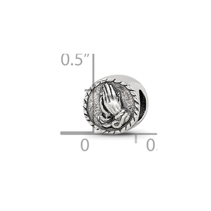 Sterlingsilber Reflections Betend Hands Perle