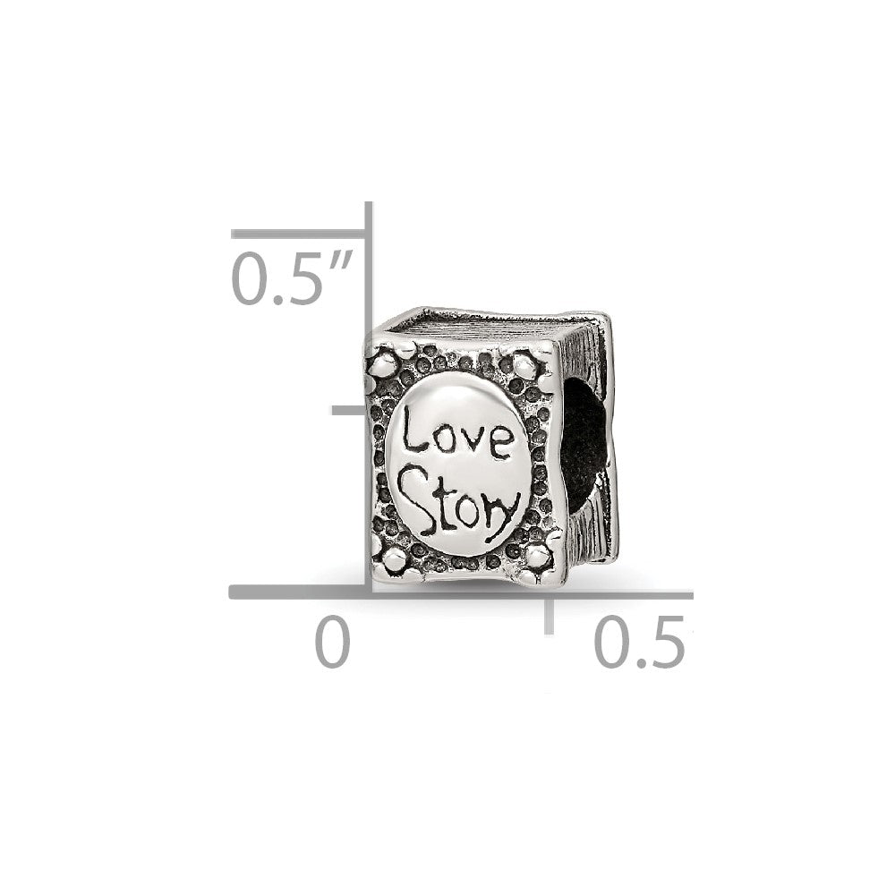 Sterlingsilber Reflections Liebe Story Book Perle