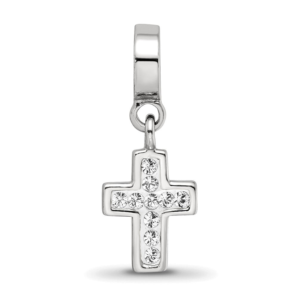 Sterlingsilber Reflections Klar Preciosa Kristall Kreuz Hängend Perle