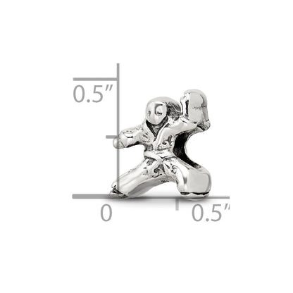 Sterlingsilber Reflections Karate Person Perle