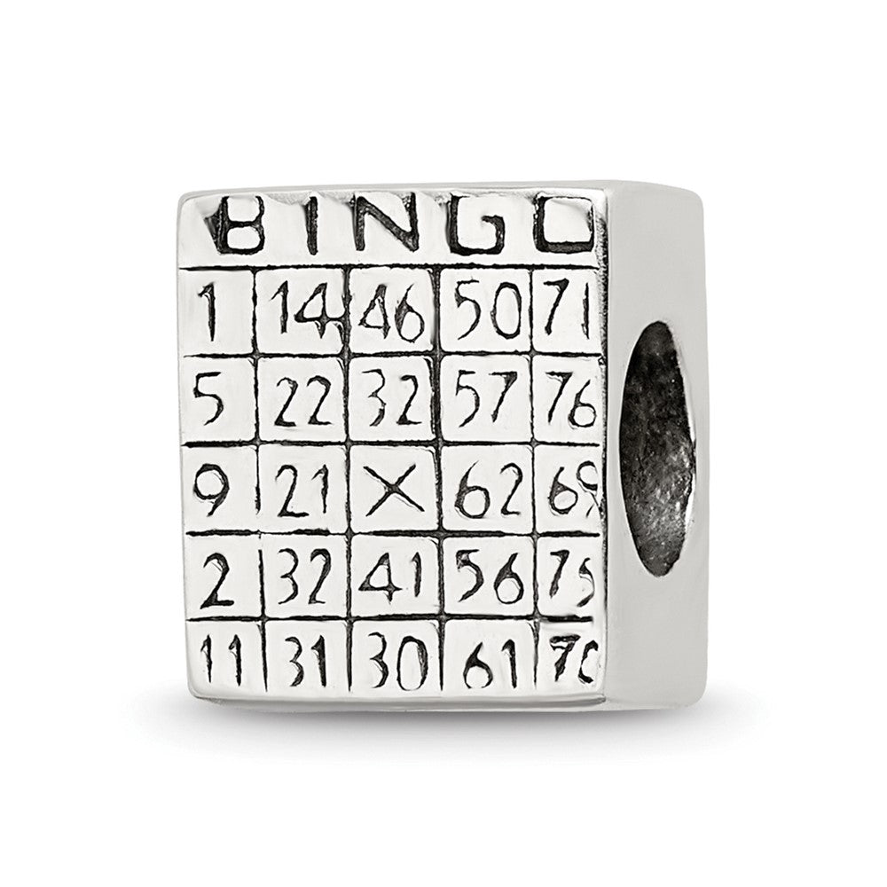 Sterlingsilber Reflections Bingo Card Perle