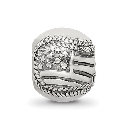 Sterlingsilber Reflections Usa Flag Baseball Perle