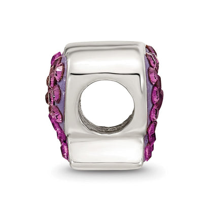 Sterlingsilber Reflections Lila Preciosa Kristall Schmetterling Perle