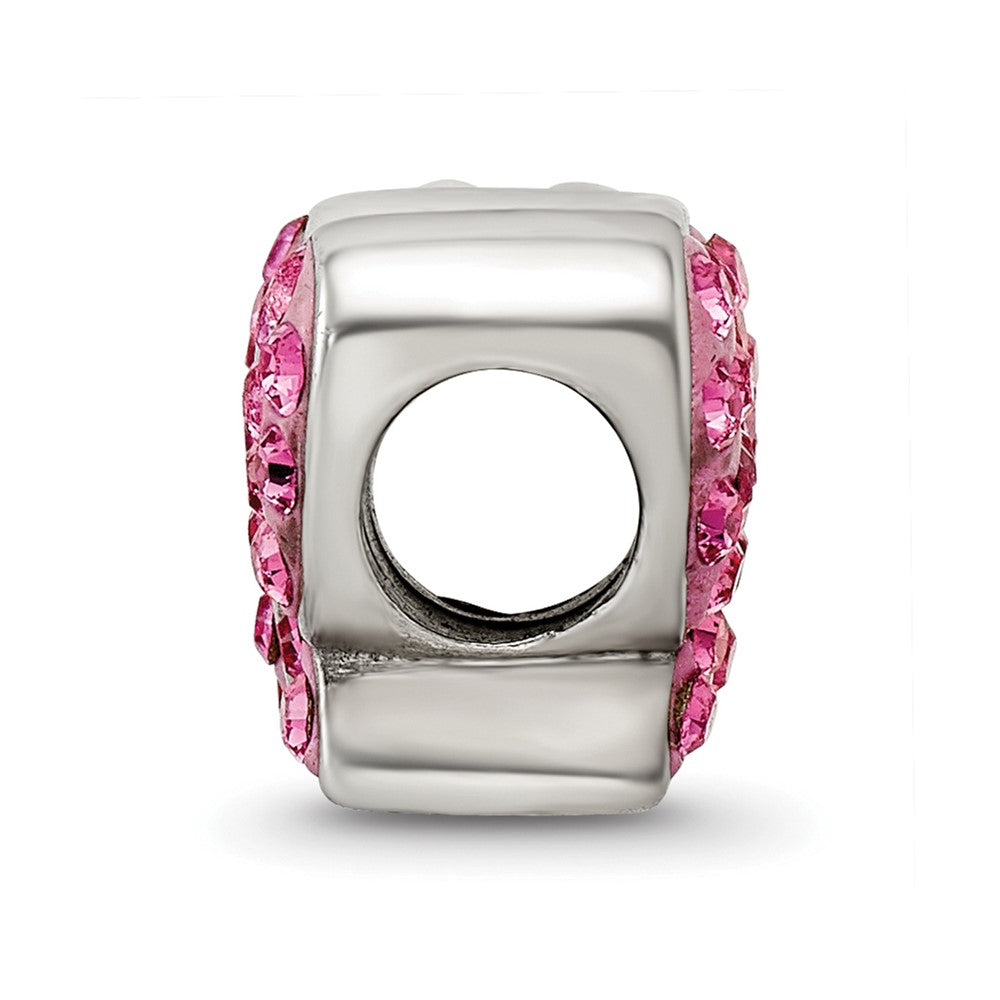 Sterlingsilber Reflections Rosa Preciosa Kristall Schmetterling Perle
