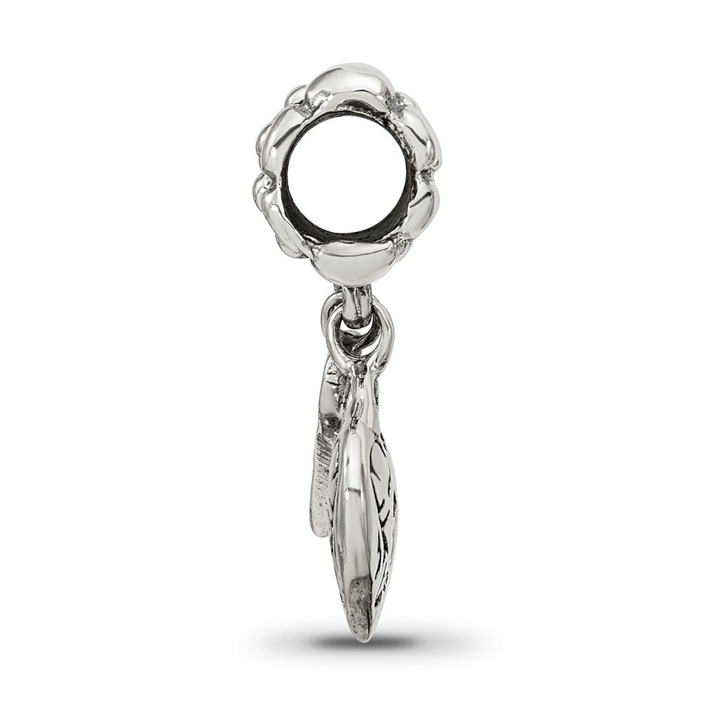 Sterlingsilber Reflections Herz & Key Hängend Perle