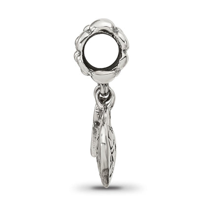Sterlingsilber Reflections Herz & Key Hängend Perle