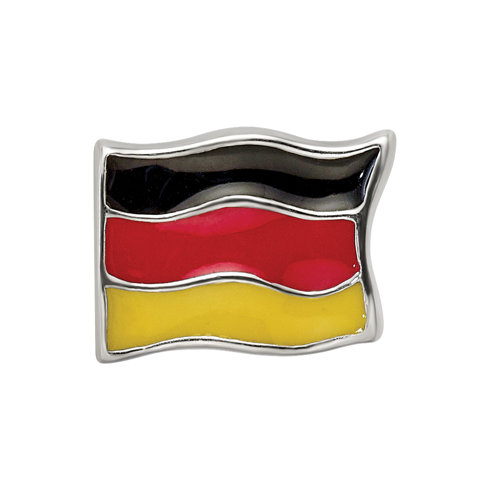 Sterlingsilber Reflections Emailliert Germany Flag Perle