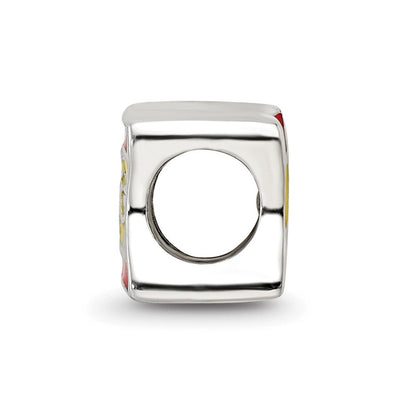 Sterlingsilber Reflections Emailliert Spanish Flag Perle