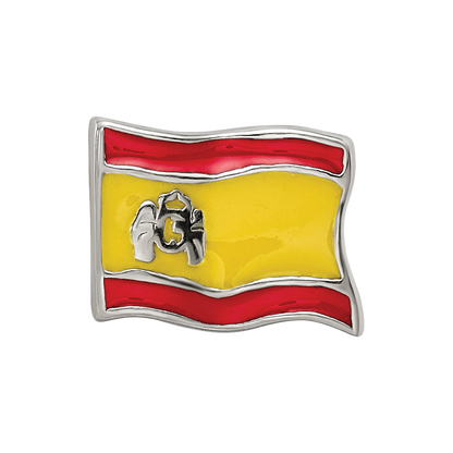 Sterlingsilber Reflections Emailliert Spanish Flag Perle