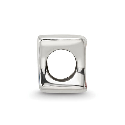 Sterlingsilber Reflections Emailliert France Flag Perle