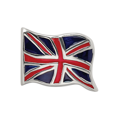 Sterlingsilber Reflections Emailliert Vereinigt Kingdom Flag Perle