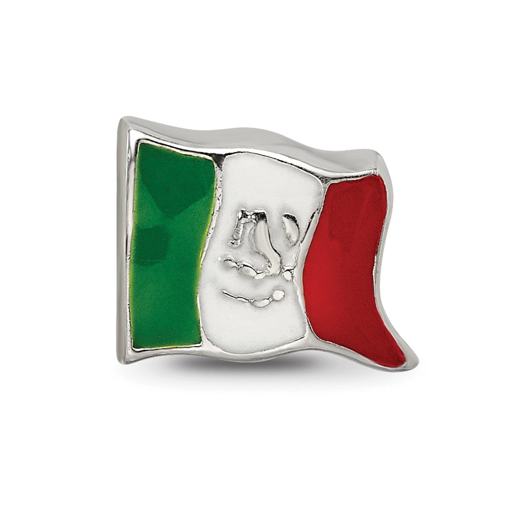 Sterlingsilber Reflections Emailliert Mexico Flag Perle