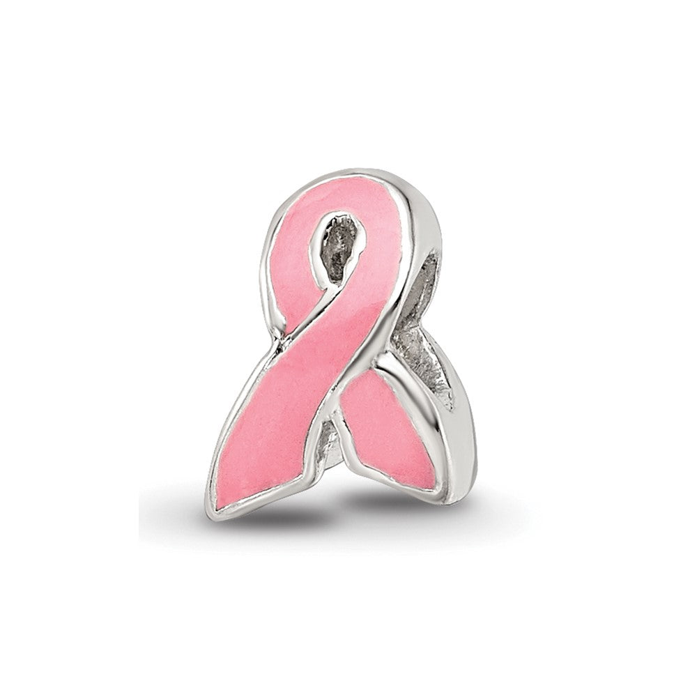 Sterlingsilber Reflections Kinder Emailliert Breast Cancer Bewusstsein Perle