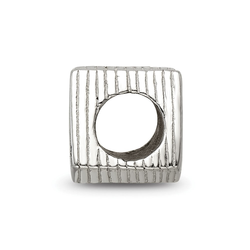 Sterlingsilber Reflections Emailliert Blackjack Perle