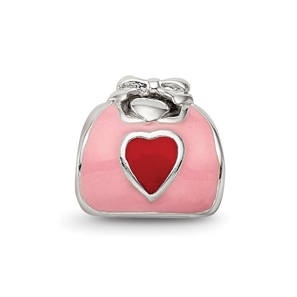 Sterlingsilber Reflections Rosa/red Emailliert Purse Perle