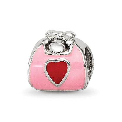 Sterlingsilber Reflections Rosa/red Emailliert Purse Perle