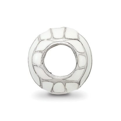Sterlingsilber Reflections Emailliert Volleyball Perle