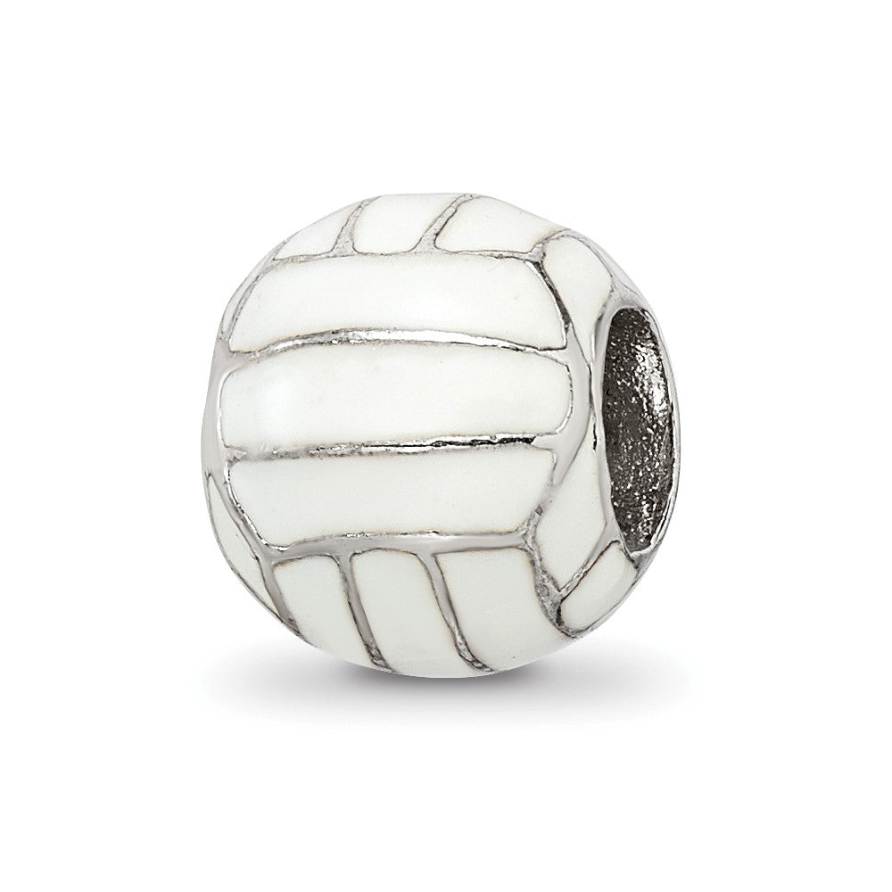 Sterlingsilber Reflections Emailliert Volleyball Perle