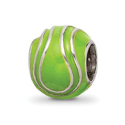 Sterlingsilber Reflections Emailliert Tennis Kugel Perle