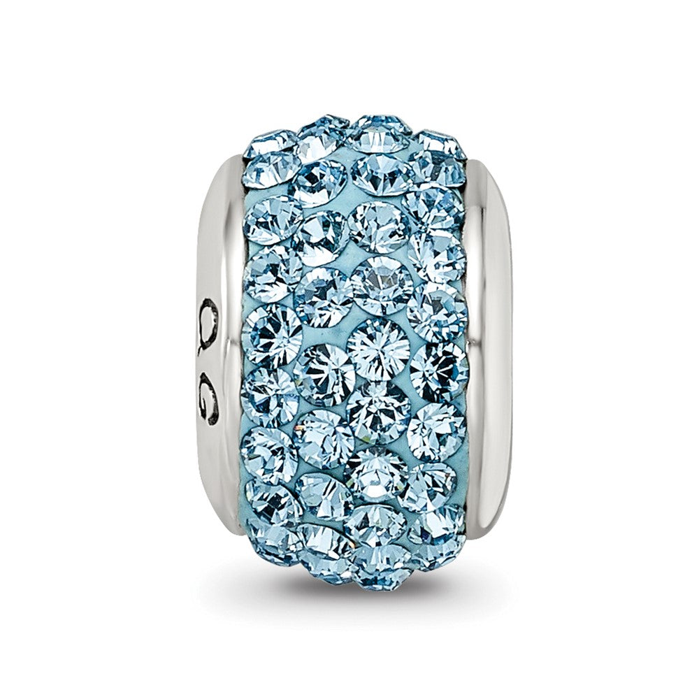 Sterlingsilber Reflections Himmel Blau Full Preciosa Kristall Perle