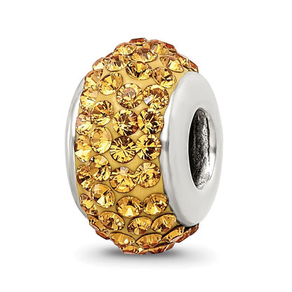 Sterlingsilber Reflections Orange Full Preciosa Kristall Perle