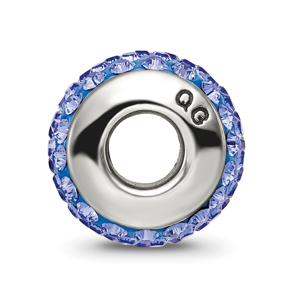 Sterlingsilber Reflections Blau Full Preciosa Kristall Perle