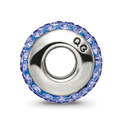 Sterlingsilber Reflections Blau Full Preciosa Kristall Perle