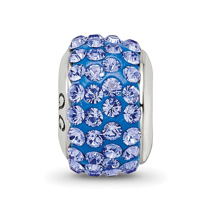 Sterlingsilber Reflections Blau Full Preciosa Kristall Perle