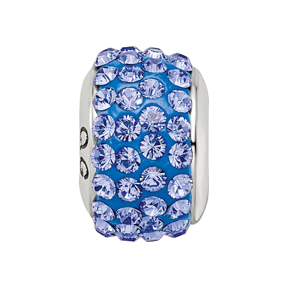 Sterlingsilber Reflections Blau Full Preciosa Kristall Perle