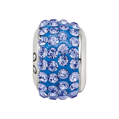 Sterlingsilber Reflections Blau Full Preciosa Kristall Perle