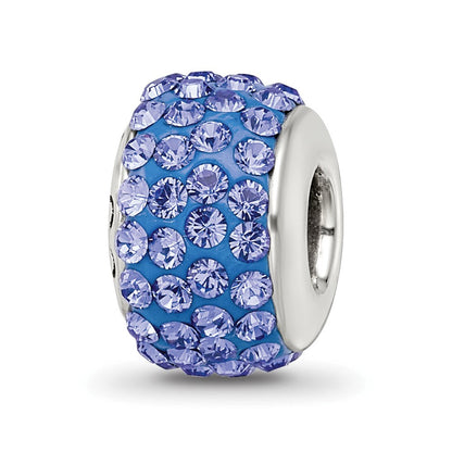 Sterlingsilber Reflections Blau Full Preciosa Kristall Perle