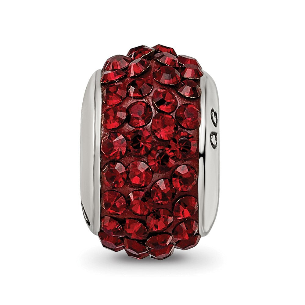 Sterlingsilber Reflections Dunkel Maroon Full Preciosa Kristall Perle