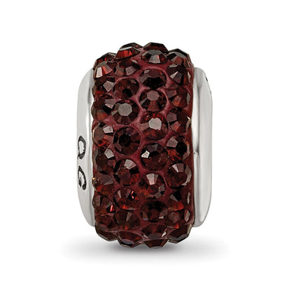 Sterlingsilber Reflections Braun Full Preciosa Kristall Perle