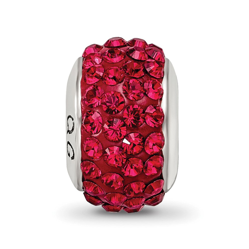 Sterlingsilber Reflections Rot Full Preciosa Kristall Perle