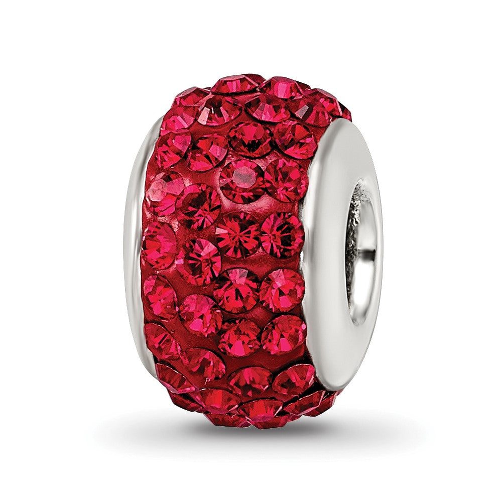 Sterlingsilber Reflections Rot Full Preciosa Kristall Perle