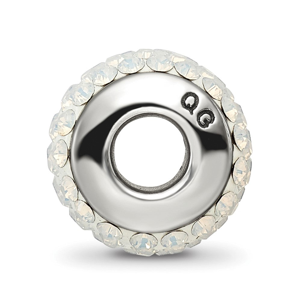 Sterlingsilber Reflections Cream Full Preciosa Kristall Perle