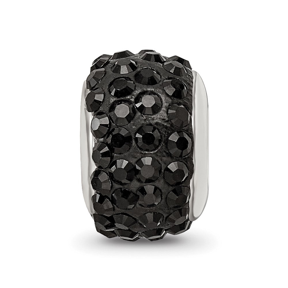 Sterlingsilber Reflections Schwarz Full Preciosa Kristall Perle