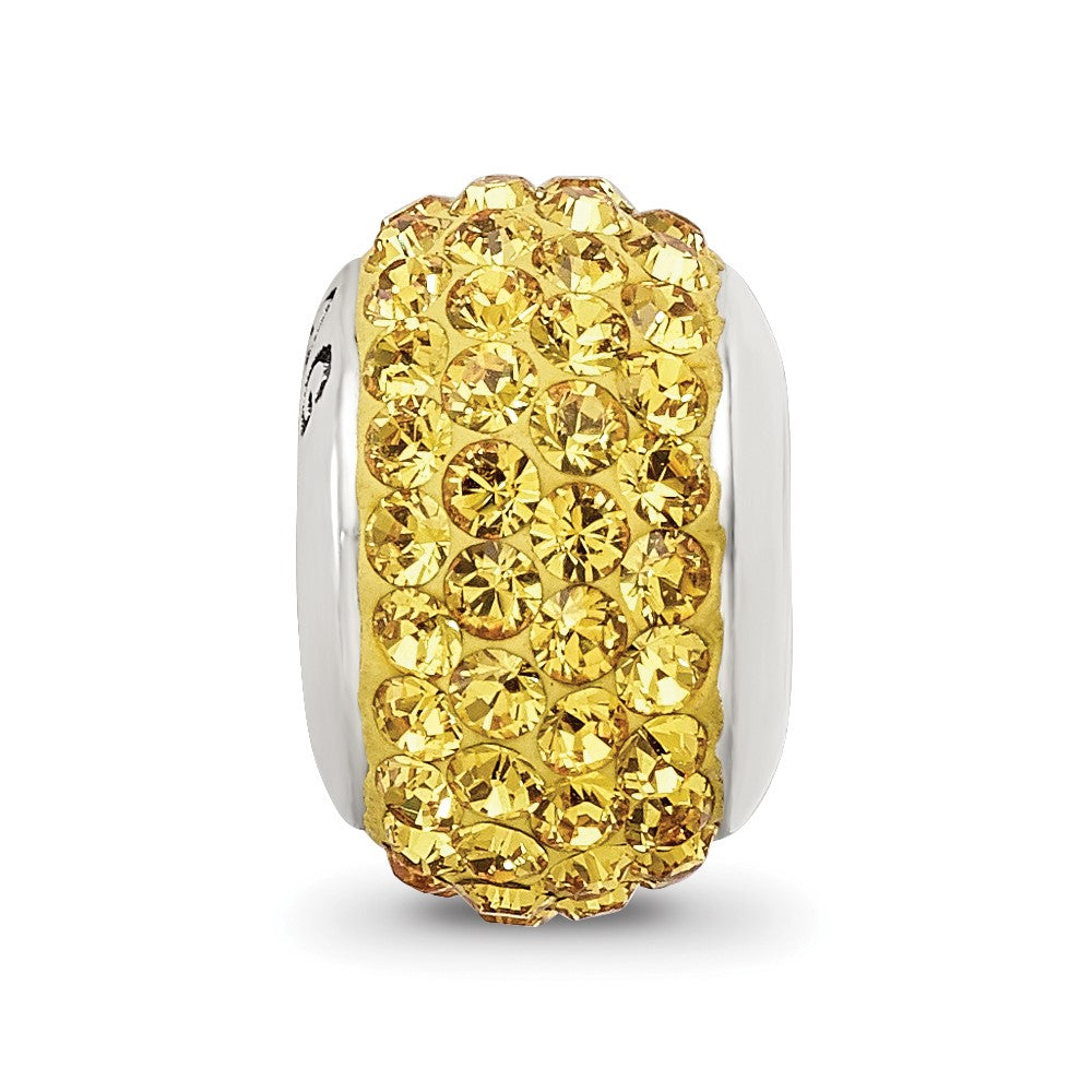 Sterlingsilber Reflections Gelb Full Preciosa Kristall Perle