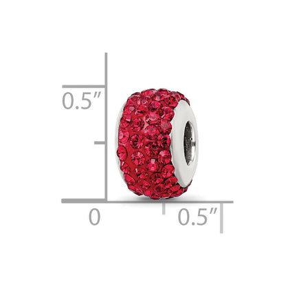 Sterlingsilber Reflections Scarlet Full Preciosa Kristall Perle
