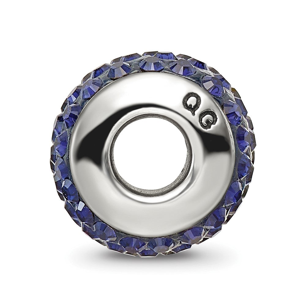 Sterlingsilber Reflections Dunkel Blau/navy Full Preciosa Kristall Perle