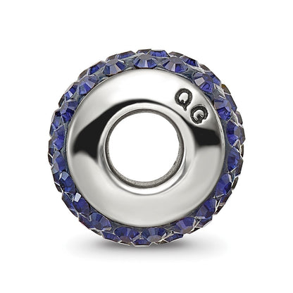 Sterlingsilber Reflections Dunkel Blau/navy Full Preciosa Kristall Perle