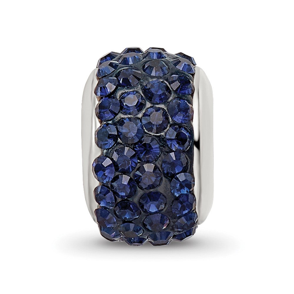 Sterlingsilber Reflections Dunkel Blau/navy Full Preciosa Kristall Perle