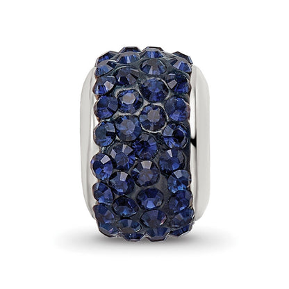 Sterlingsilber Reflections Dunkel Blau/navy Full Preciosa Kristall Perle