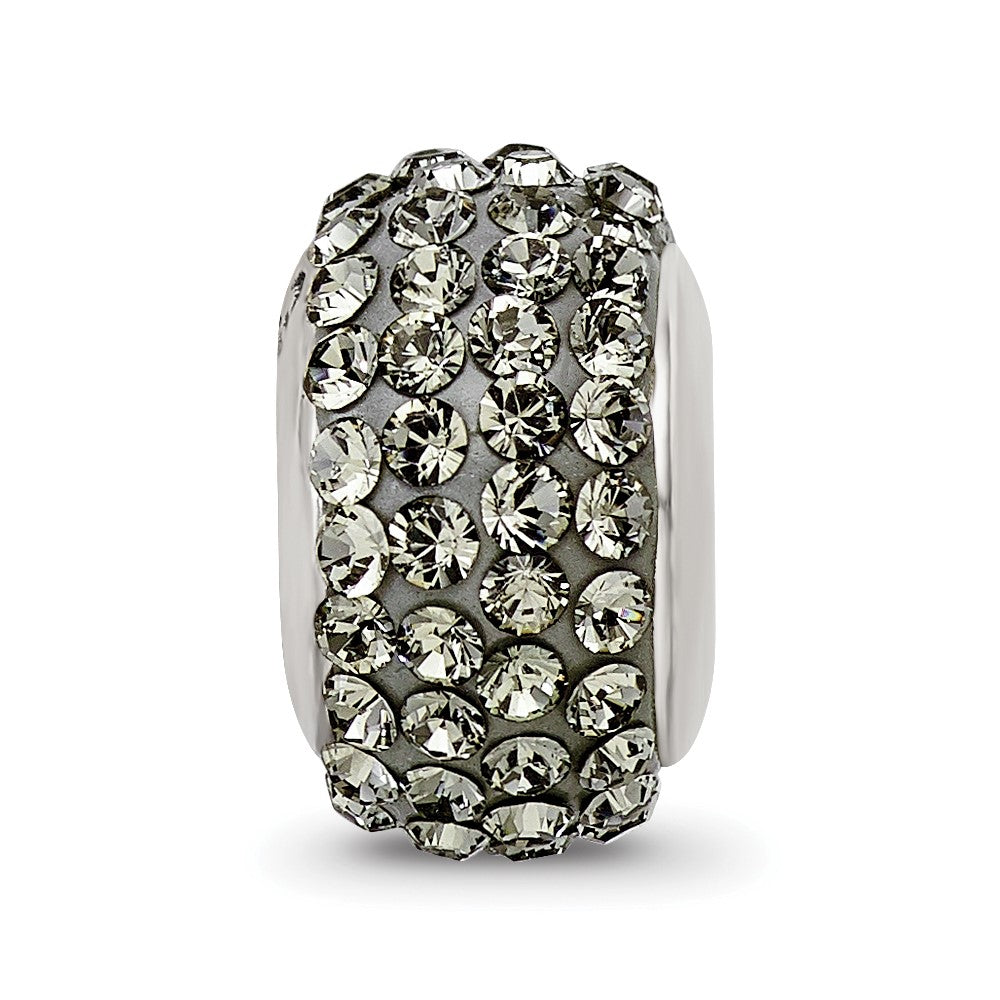 Sterlingsilber Reflections Silber/grey Full Preciosa Kristall Perle