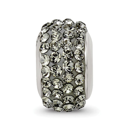 Sterlingsilber Reflections Silber/grey Full Preciosa Kristall Perle