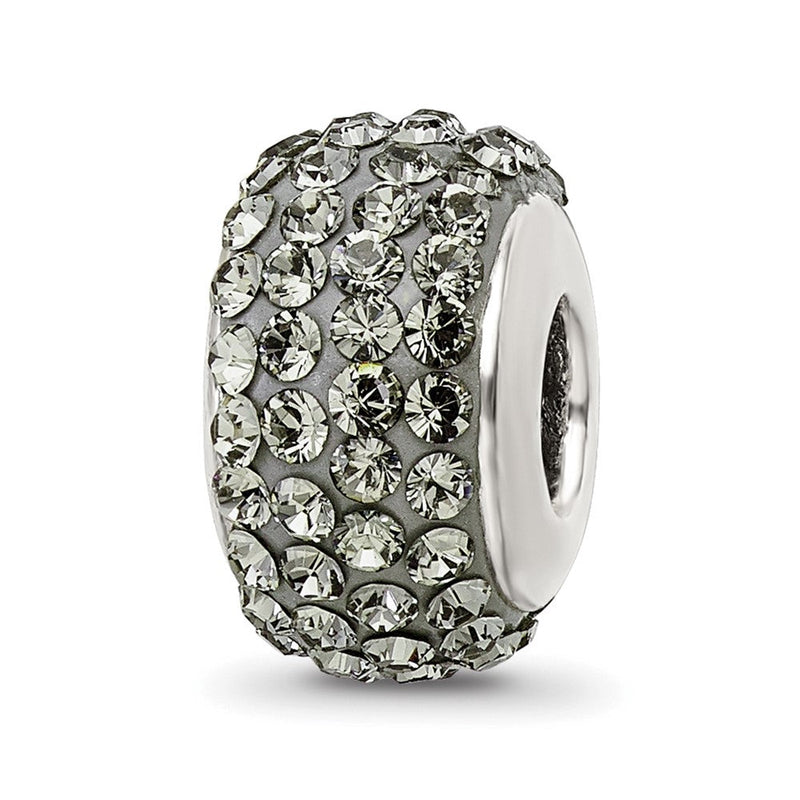 Sterlingsilber Reflections Silber/grey Full Preciosa Kristall Perle