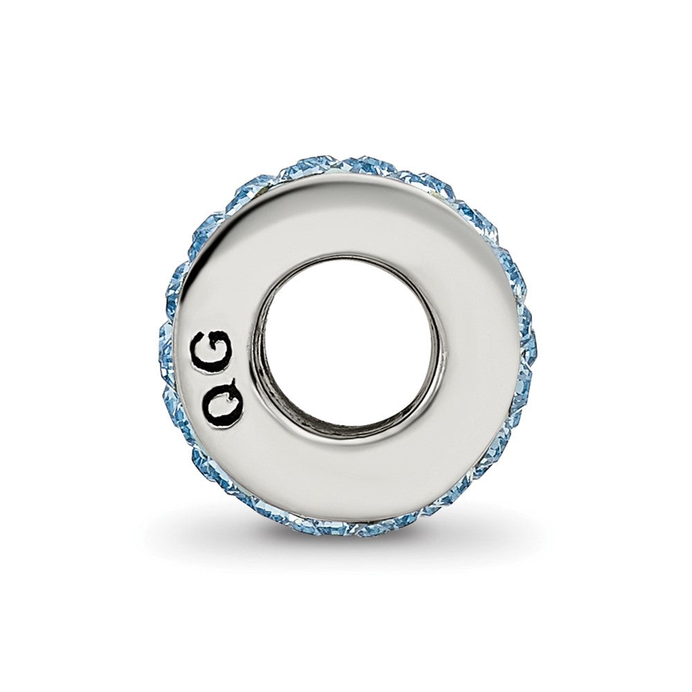 Sterlingsilber Reflections Himmel Blau Doppelt Reihe Preciosa Kristall Perle